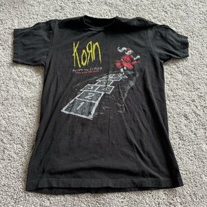 Korn Follow The Leader 20th Anniversary Black Graphic T-Shirt